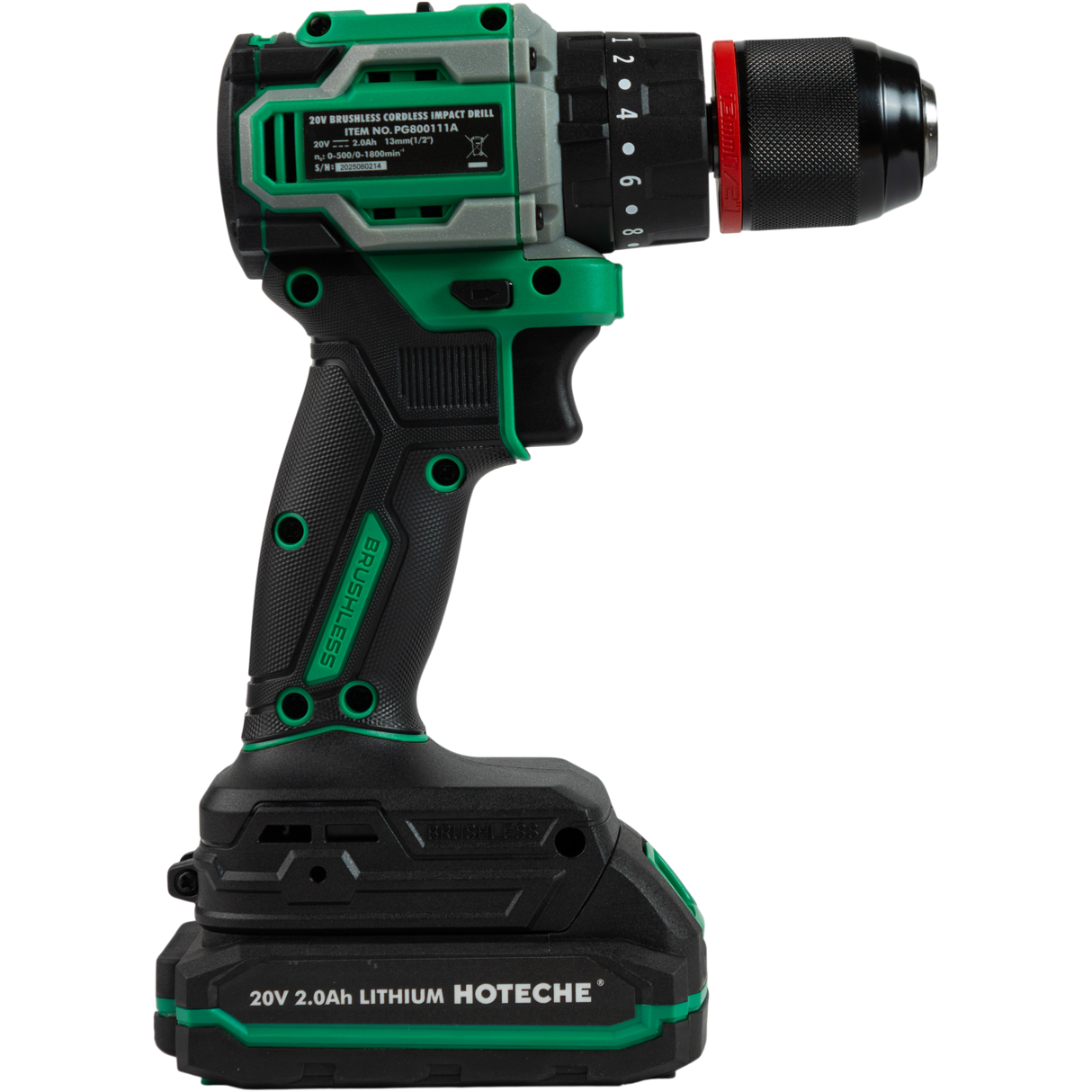 Taladro Destornillador Inalámbrico 20v Brushless Hoteche