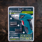 Destornillador Inalámbrico Recargable 4.8v 180rpm Victeche