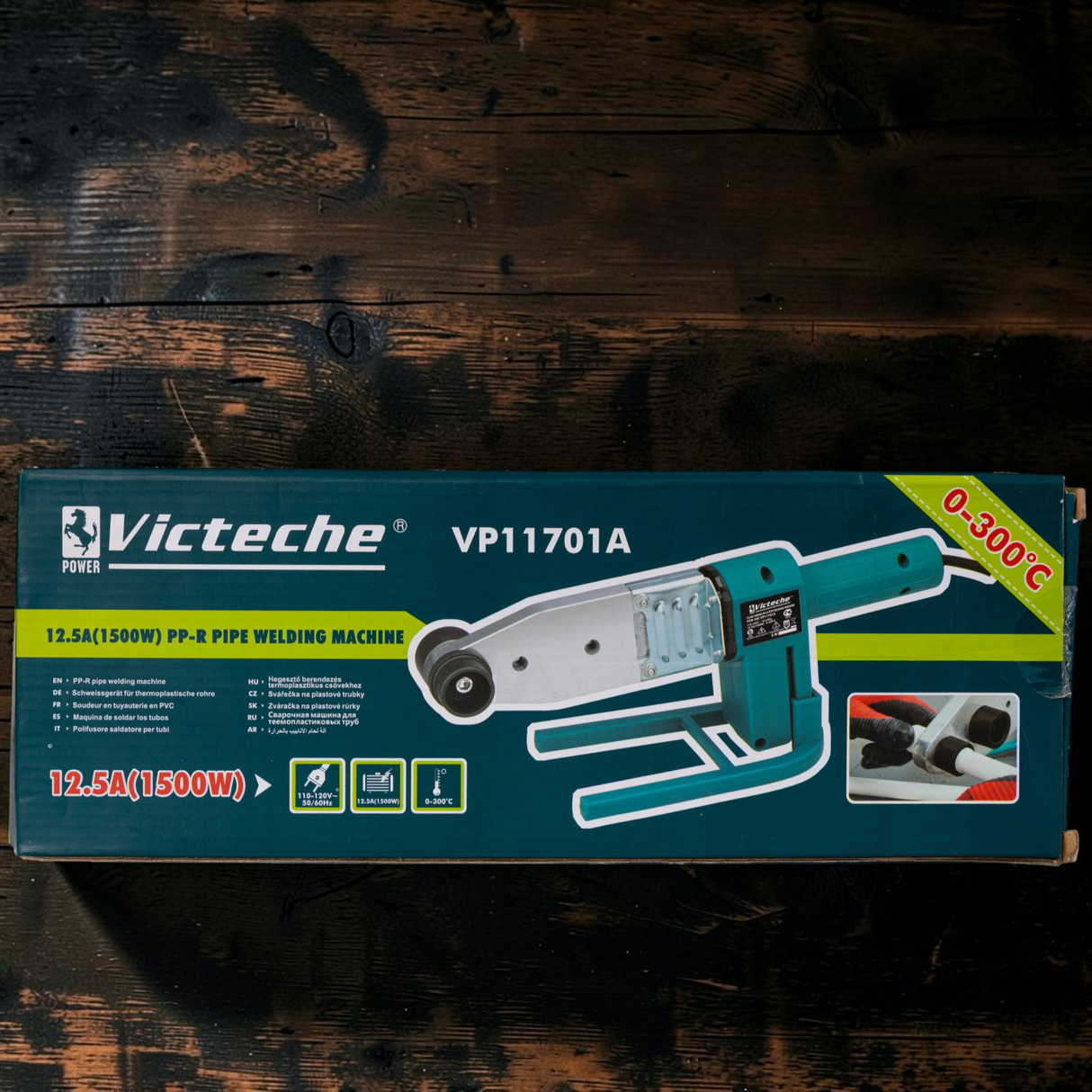Maquina Polifusora Para Termofusion 1500w Y Soporte Victeche