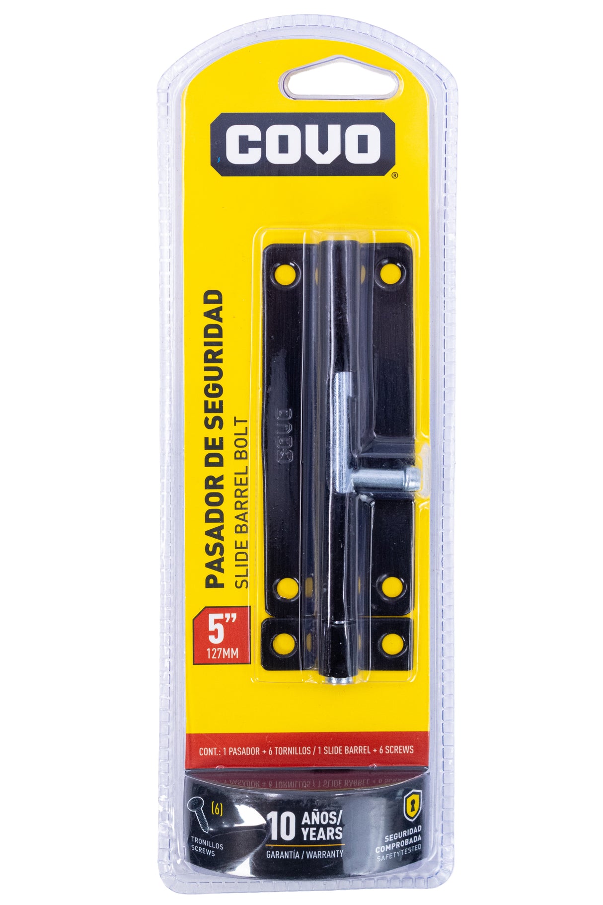 Pasador De Seguridad 5puLG Negro Covo - GASKA