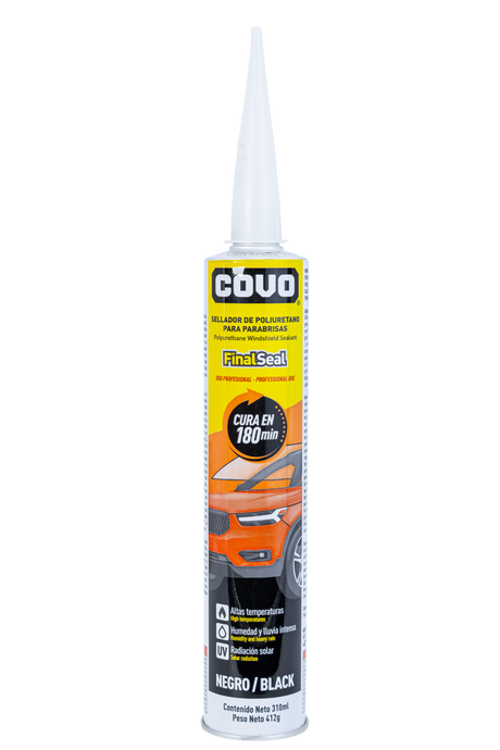 Pega Silicon Sellador Adhesivo Parabrisa Poliuretano Covo - GASKA