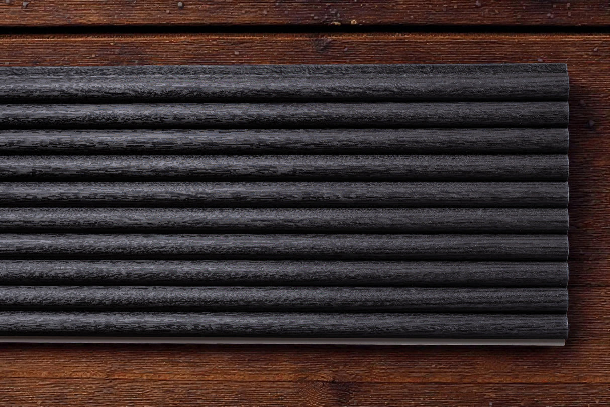 Wall Panel Ondulado Metálico Pvc 20cm X 2.9m