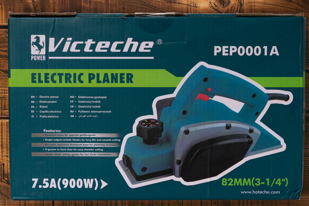 Cepillo Electrico De Carpinteria Madera 900w Victeche