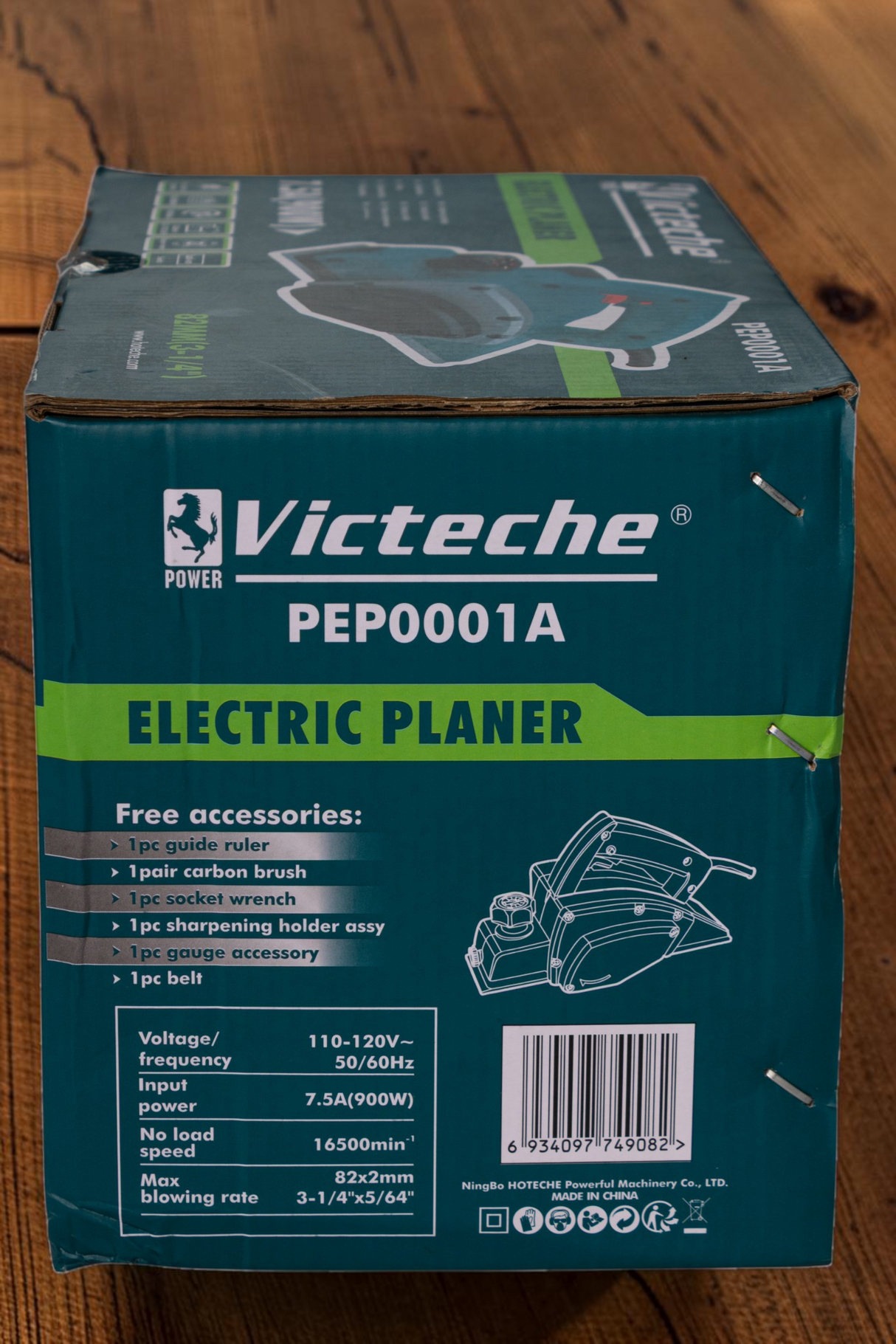 Cepillo Electrico De Carpinteria Madera 900w Victeche