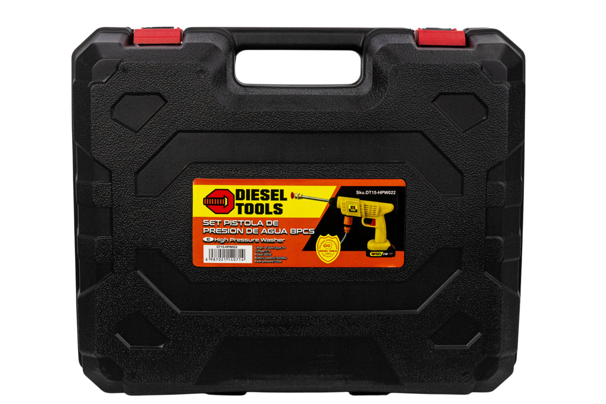 Pistola D Agua Hidrojet Eléctrica D Altapresión Portatil 21v Diesel Tools - GASKA