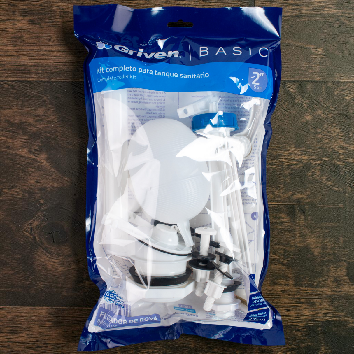 Kit De Herraje Para Tanque Poceta Palanca 2 Griven