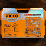 Juego De Herramientas 216 Piezas Con Carcasa Ingco