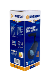 Lámparas De Riel Track Light Blanca 20w Lumistar