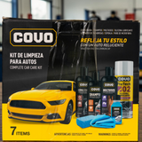 Kit De Limpieza Para Carro Con Cera De Pulitura Covo