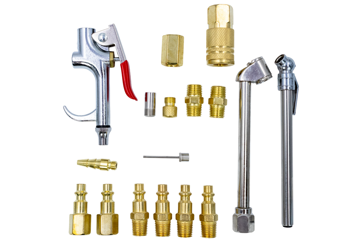 Kit Accesorios Herramientas Neumáticas 17pcs Fontor - GASKA