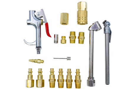 Kit Accesorios Herramientas Neumáticas 17pcs Fontor - GASKA