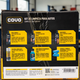 Kit De Limpieza Para Carro Con Cera De Pulitura Covo
