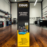 Kit De Limpieza Para Carro Con Cera De Pulitura Covo