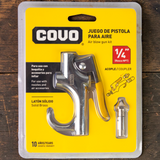 Juego De Pistola De Aire Y Boquilllas De Soplado 3pzas Covo