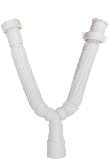 Sifón Corrugado Flexible Para Fregadero Doble Tina - GASKA