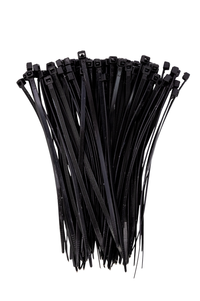 Tirrap Tirraje Amarre Plástico Cable 15cm Negro Pack 100 - GASKA