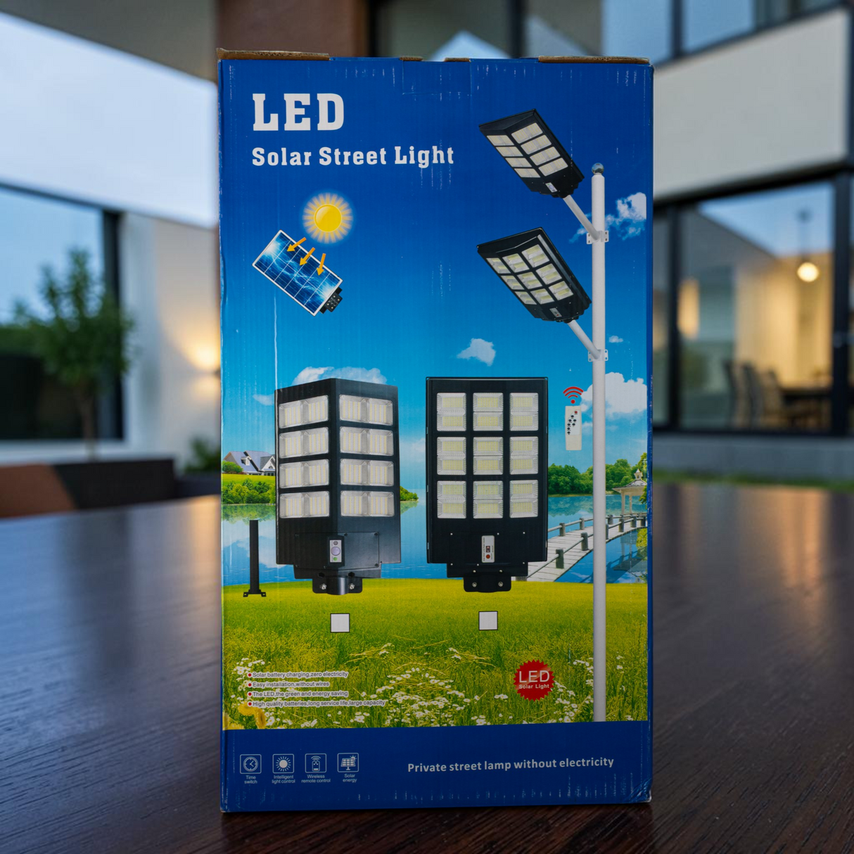Reflector De Alumbrado Público Led Solar 220w Fox