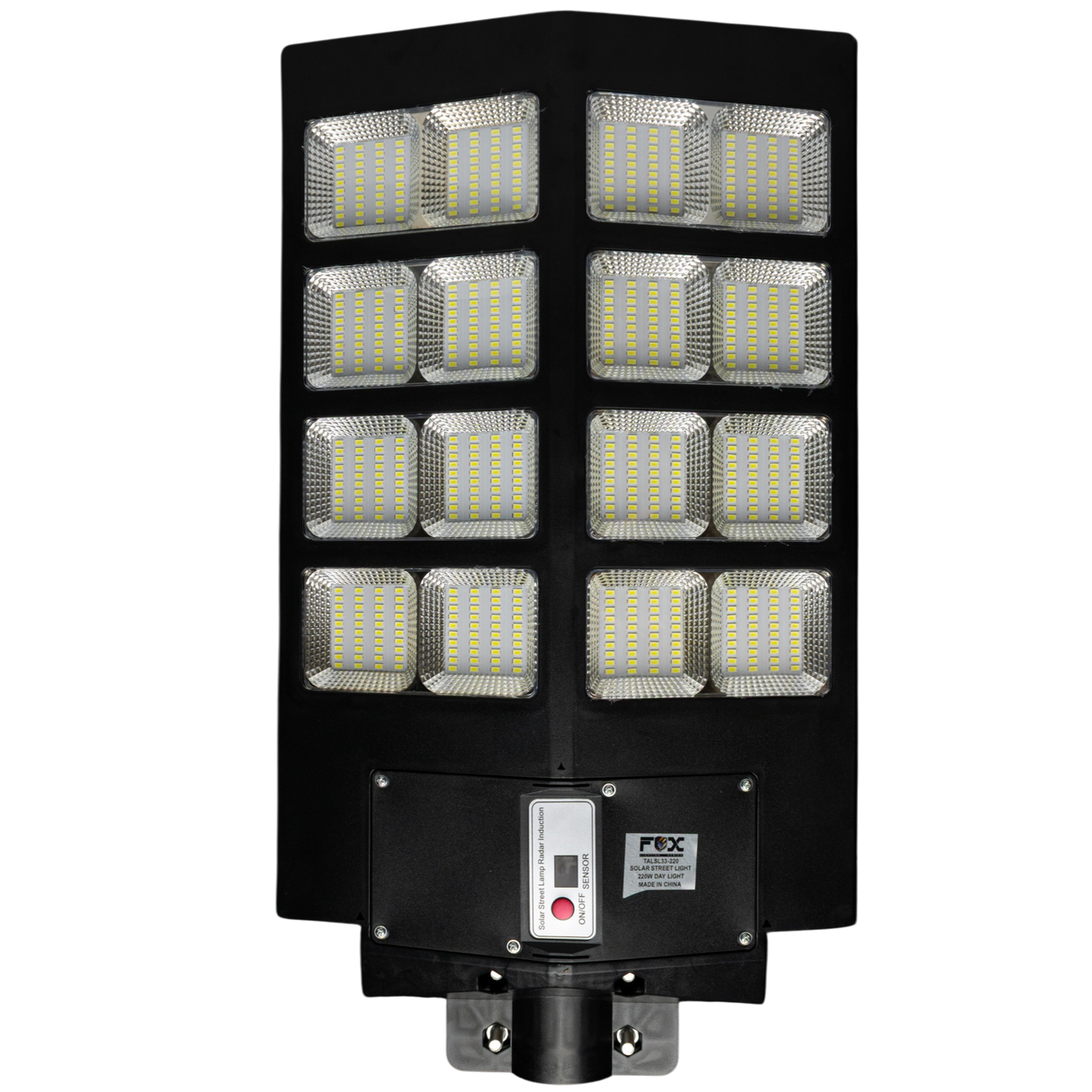 Reflector De Alumbrado Público Led Solar 220w Fox