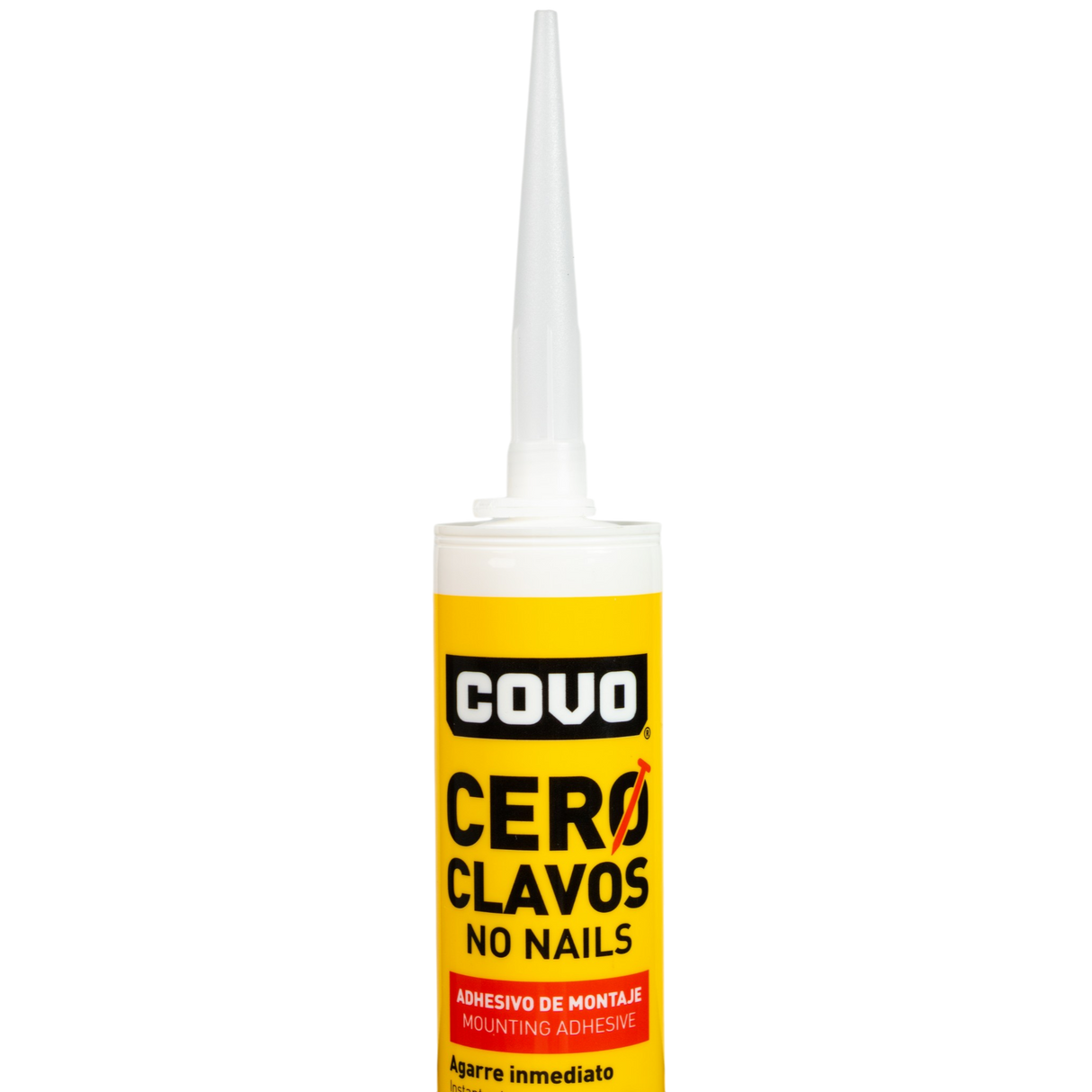 Pega Adhesivo Cero Clavos Cartucho No Mas Clavo 475g Covo