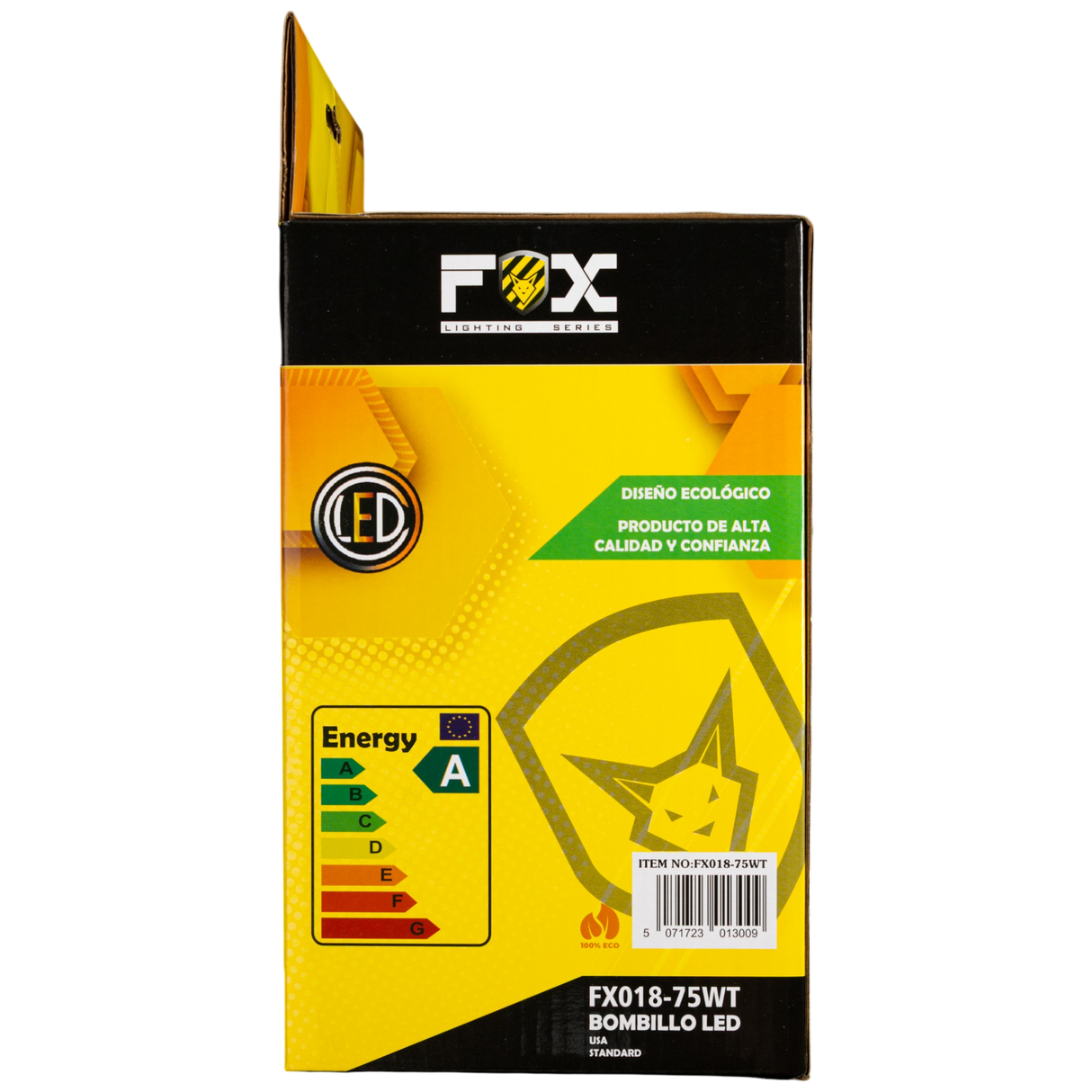Bombillo Led 75w 6750 Lumen Luz Blanca Fox