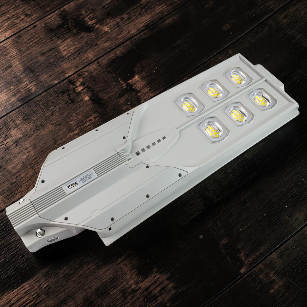 Reflector De Alumbrado Público Led Panel Solar 200w Fox