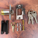 Cerradura De Pomo Color Madera Para Puerta De Madera Tauro