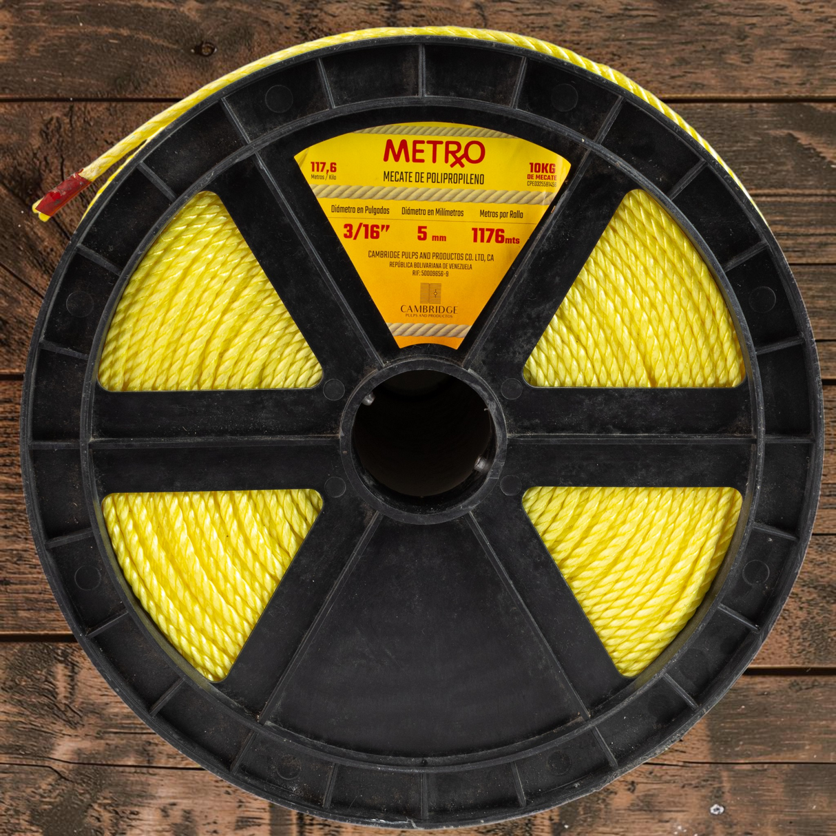 Mecate Polipropileno 5/8 1kg Metrox