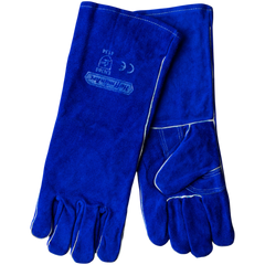 Guante Carnaza Soldador 16'' Forrado Matachispa Hoffmanarc
