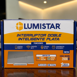 Interruptor Wifi Inteligente 2 Botones Doble Lumistar
