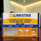 Interruptor Wifi Inteligente 3 Botones Tripe Lumistar