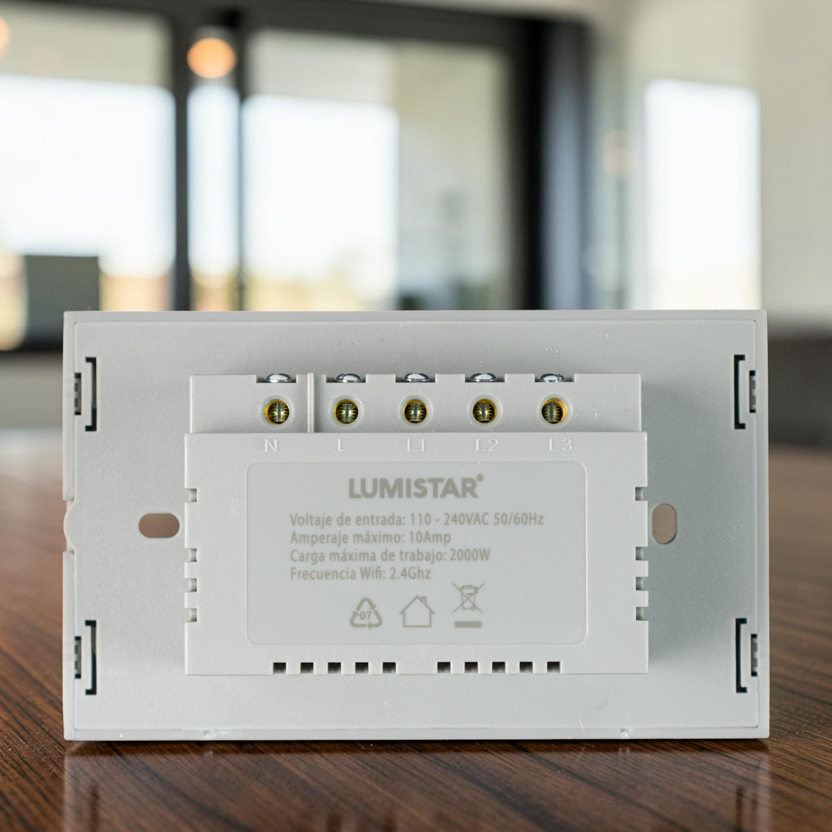 Interruptor Wifi Inteligente 3 Botones Tripe Lumistar