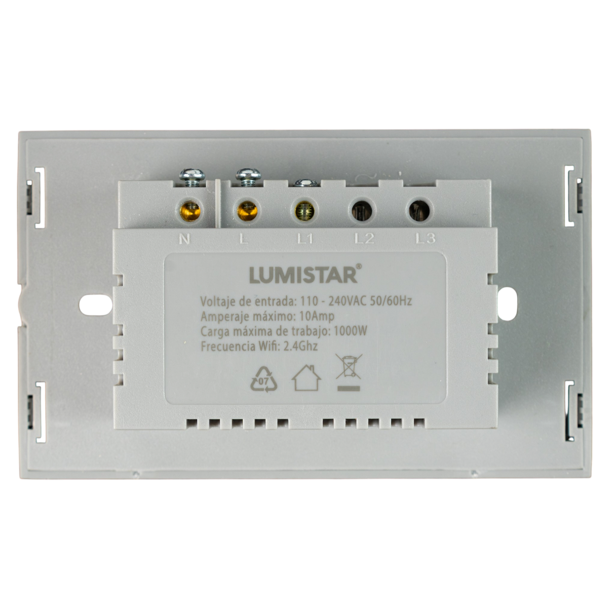 Interruptor Wifi Inteligente 1 Botón Sencillo Lumistar