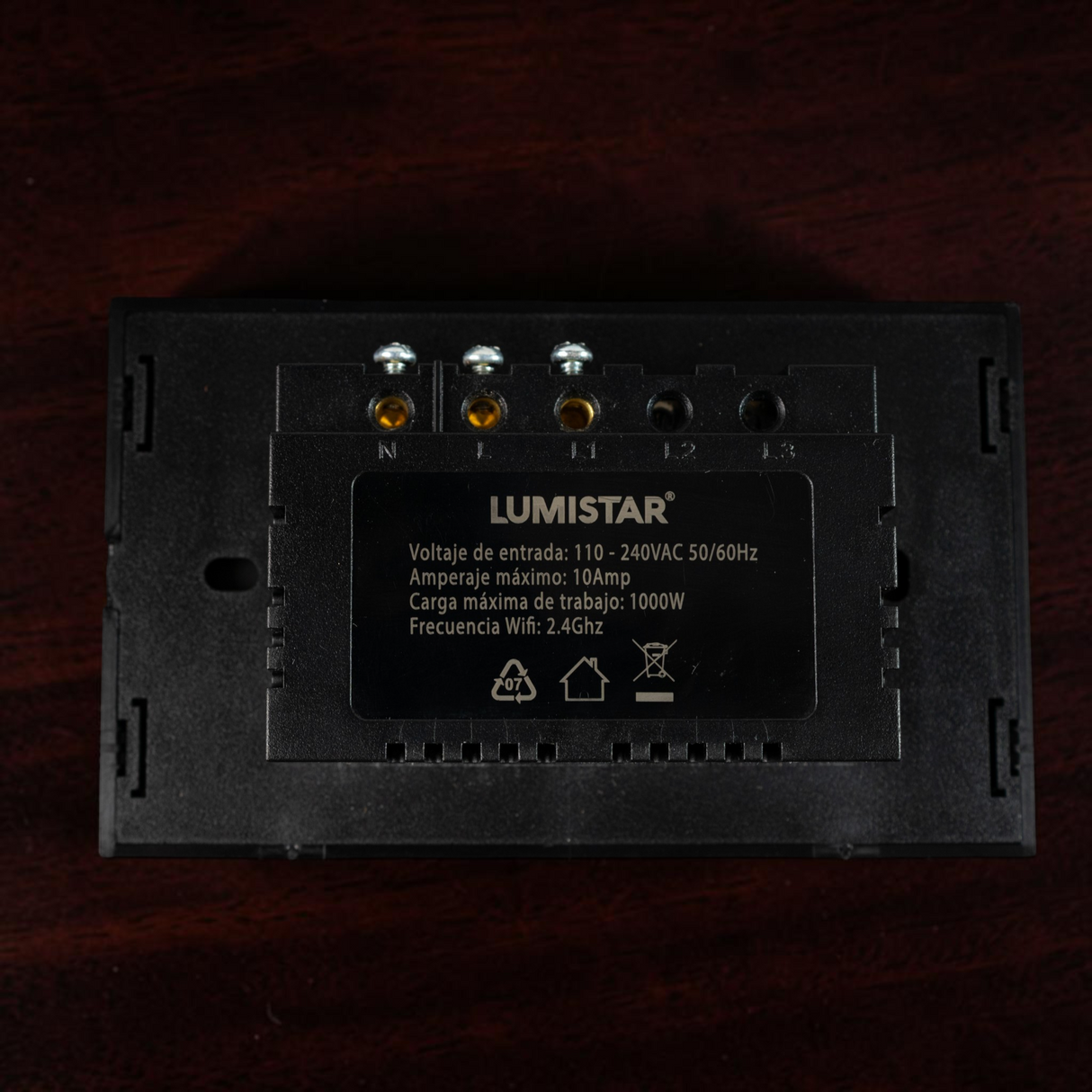 Interruptor Wifi Inteligente 1 Botón Sencillo Lumistar