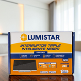 Interruptor Wifi Inteligente 3 Botones Tripe Lumistar