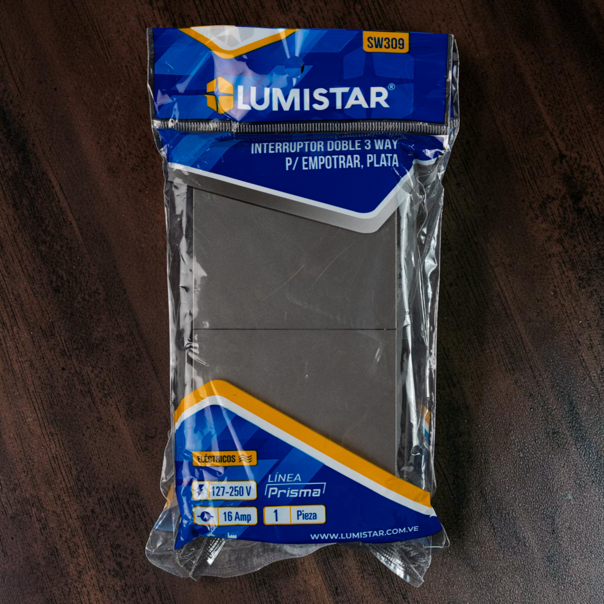 Interruptor 2 Botones Doble 2000w Lumistar