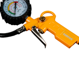 Pistola Medidor Inflador De Aire Y Pico Cauchos Fontor
