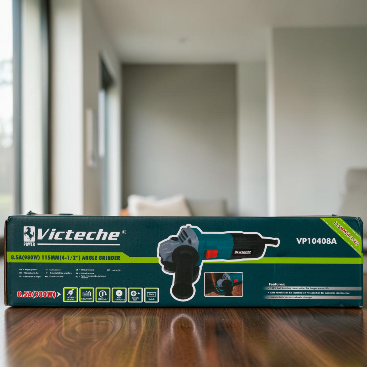 Esmeril 4 1/2 Industrial Profesional 980w Victeche