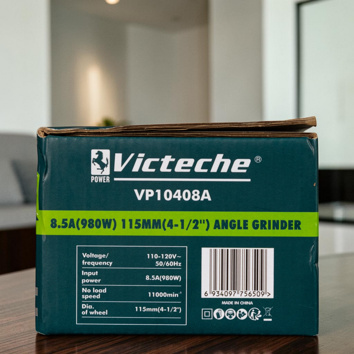 Esmeril 4 1/2 Industrial Profesional 980w Victeche