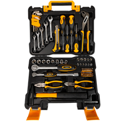 Kit Herramientas Con Ratchet 1/2 Y 1/4 79 Piezas Hoteche
