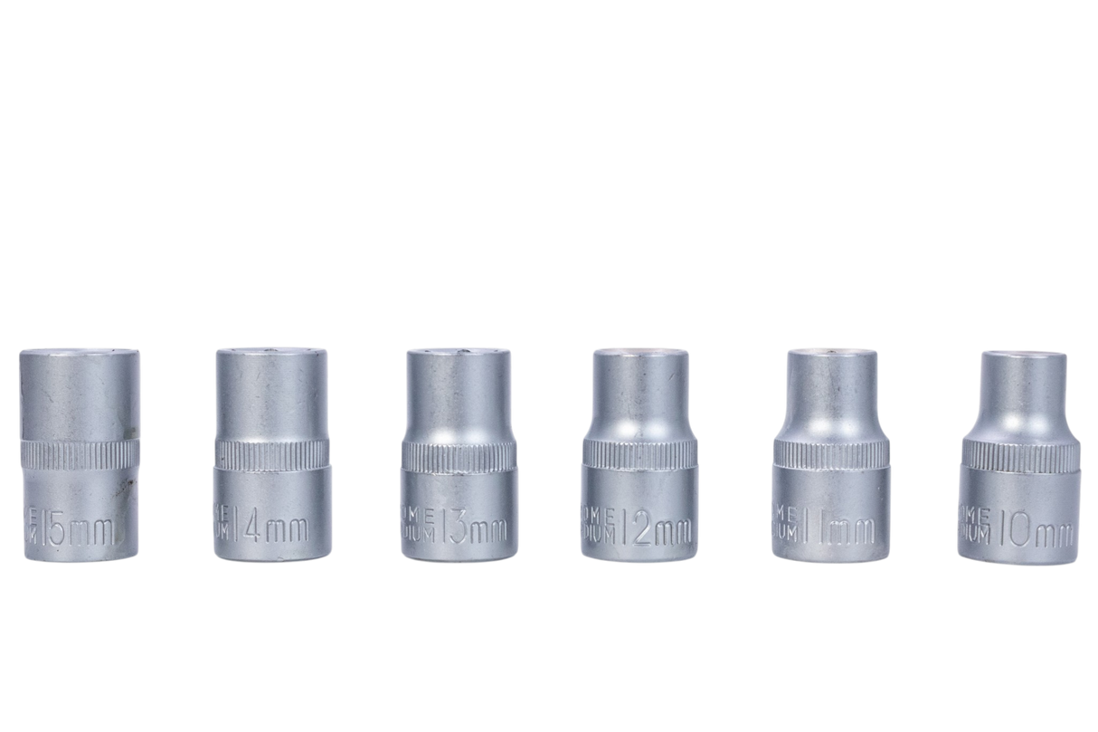 Juego Set Rachet 1/4 Dados Milimétricos Destornillador 24pzs