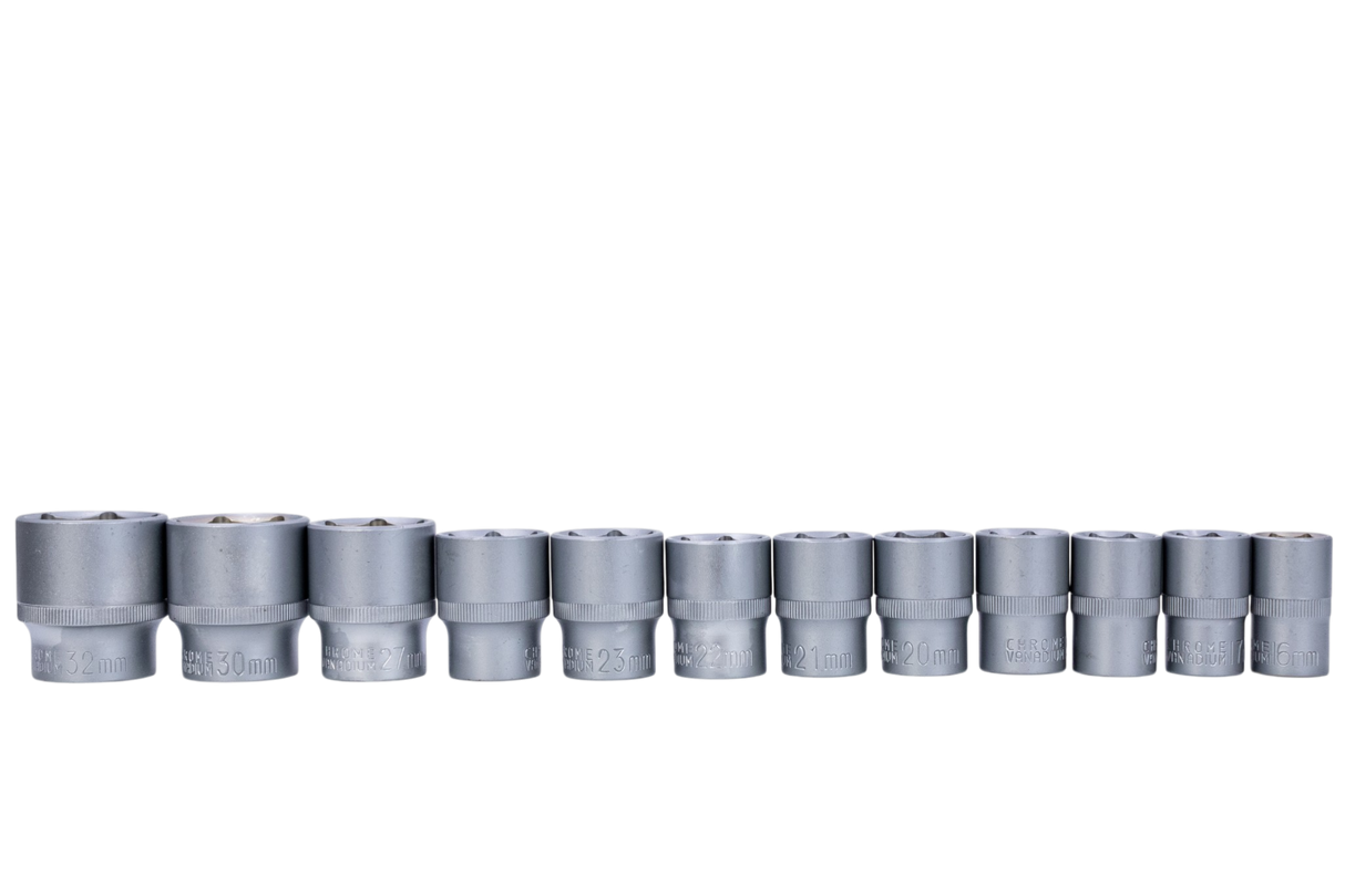 Juego Set Rachet 1/4 Dados Milimétricos Destornillador 24pzs