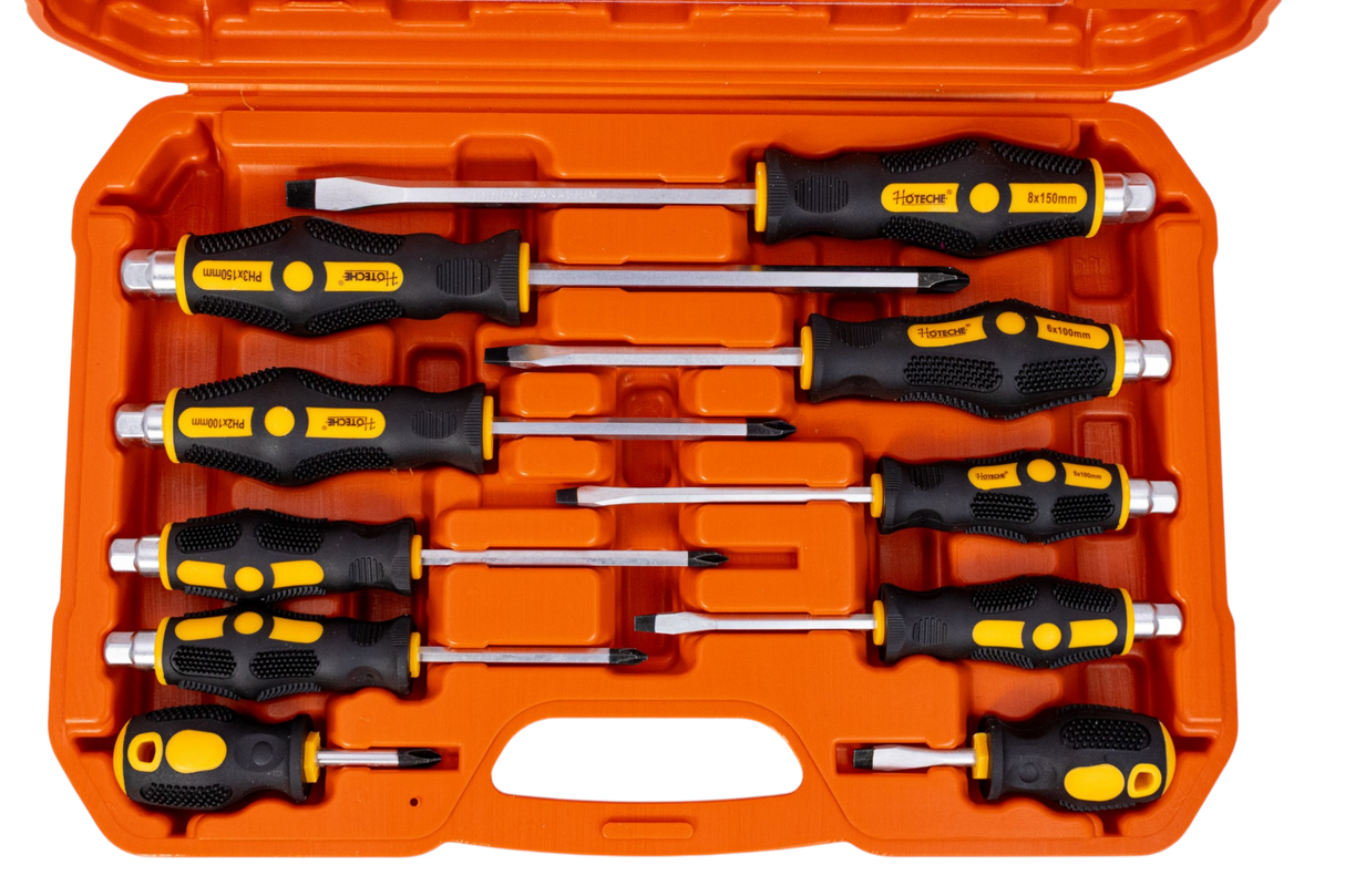 Juego De Destornilladores Set De 10pzas Hoteche