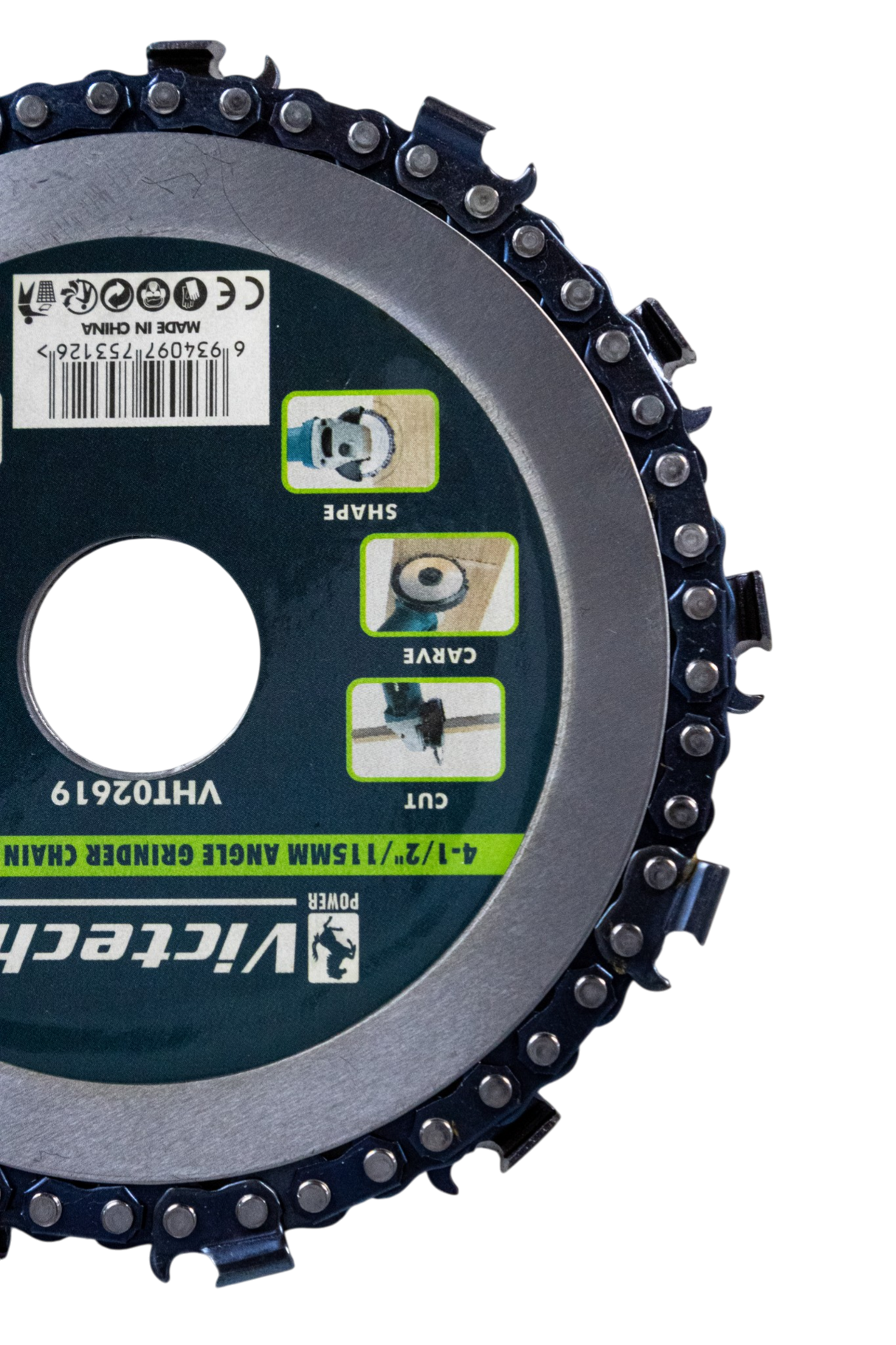 Disco Sierra Madera Para Esmeril Tipo Cadena 4 1/2 Victeche