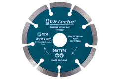 Disco De Corte Segmentado 115mm 4 1/2 Victeche