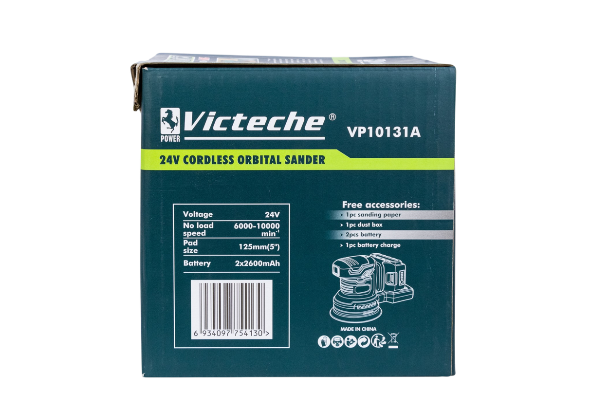 Lijadora Rotativa Orbital Inalámbrica 24v Victeche