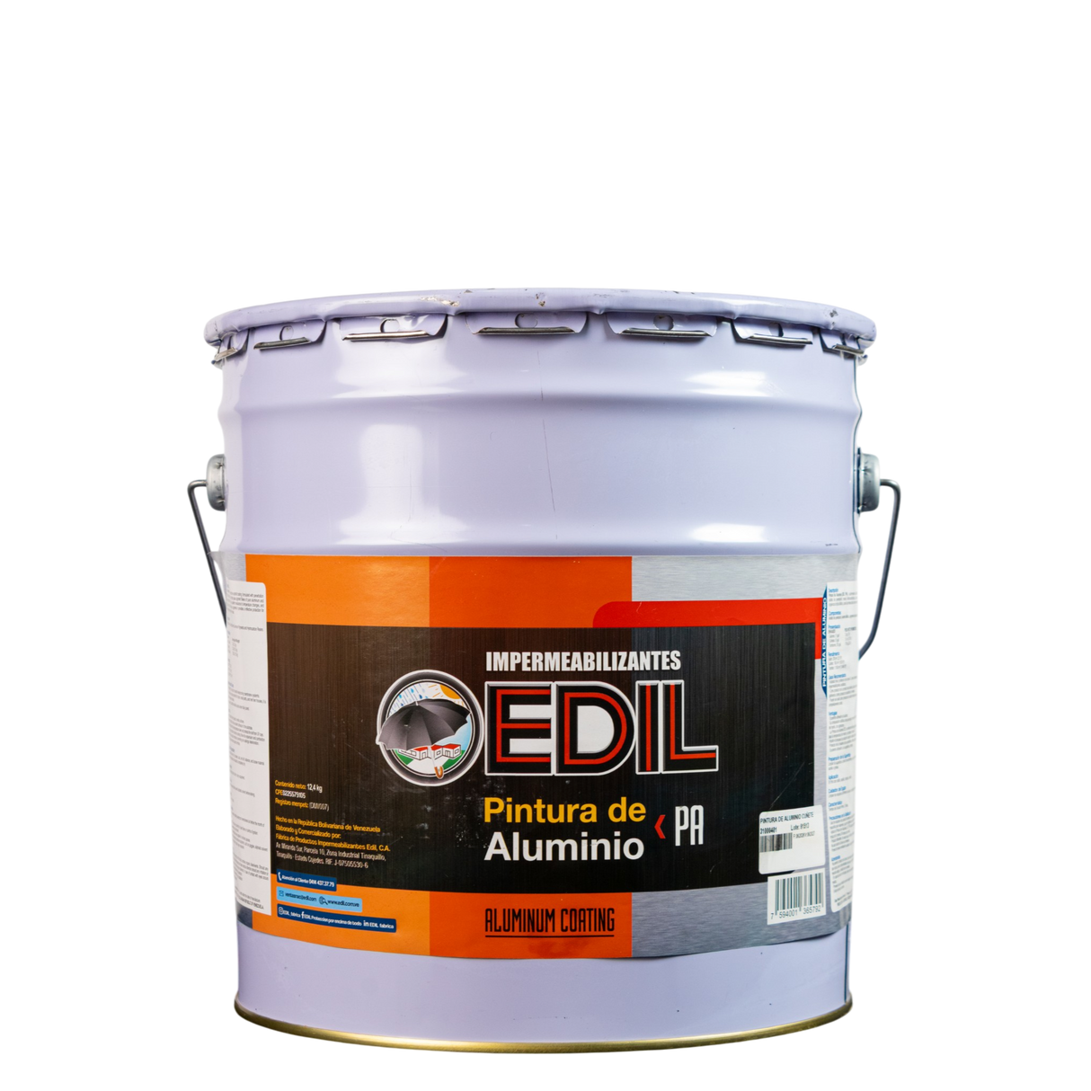 Pintura Aluminizada Para Techo 4g Edil