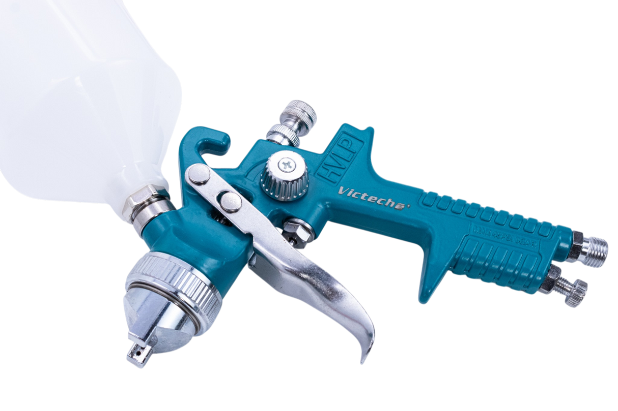 Pistola De Aire Para Pintar Envase 600ml Pico 1.5 Victeche