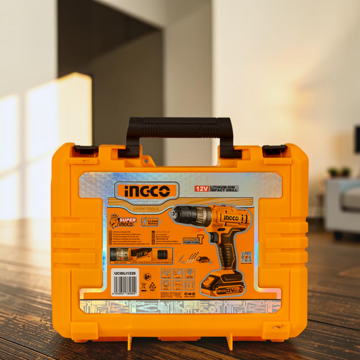 Taladro Destornillador Inalambrico Recargable 20v Ingco
