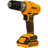 Taladro Destornillador Inalambrico Recargable 20v Ingco