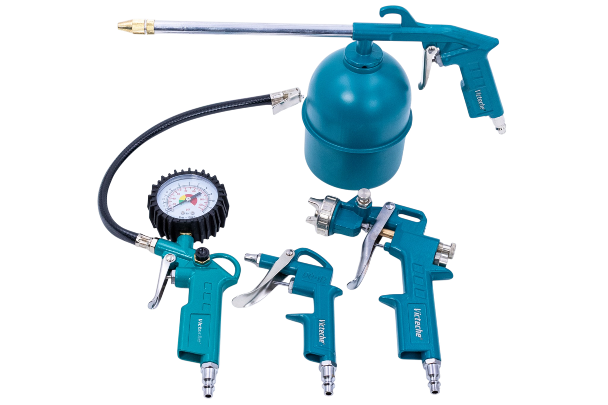 Pistola Para Pintar Kit De 5 Accesorios Victeche
